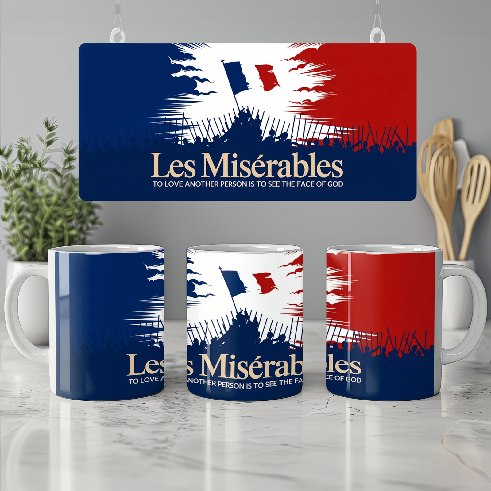 Les Miserables Mug | To Love Another Person Quote | Musical Theatre Gift | Anniversary Present for Couples
