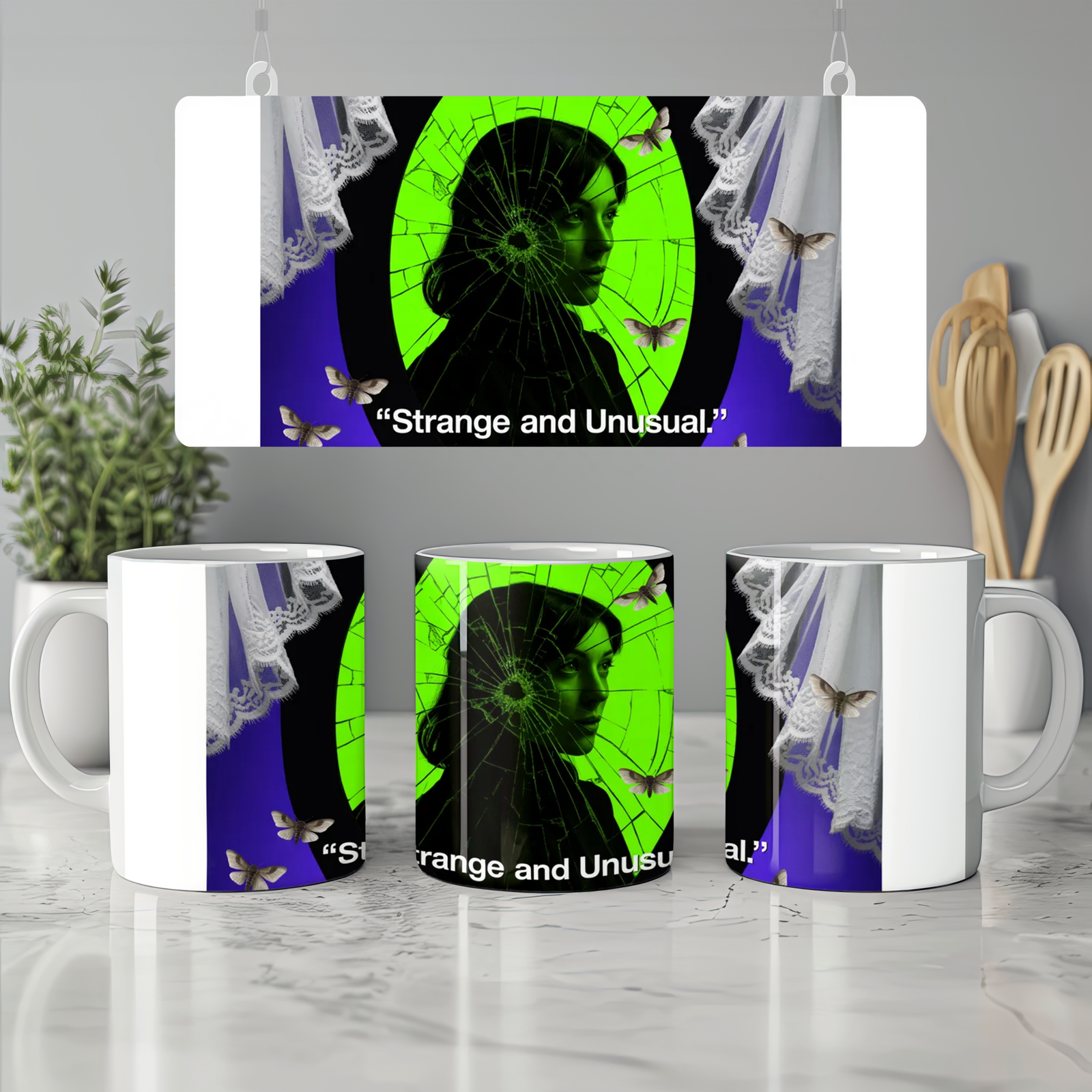 Beetlejuice Mug | Strange and Unusual Quote | Musical Theatre Gift | Lydia Deetz Present
