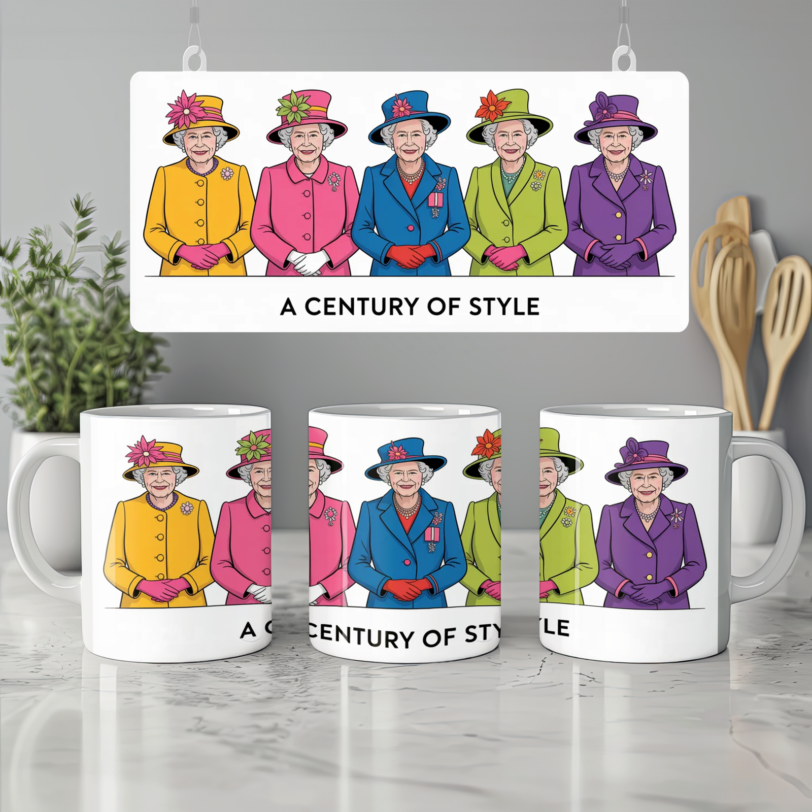 Queen Elizabeth Fashion Mug