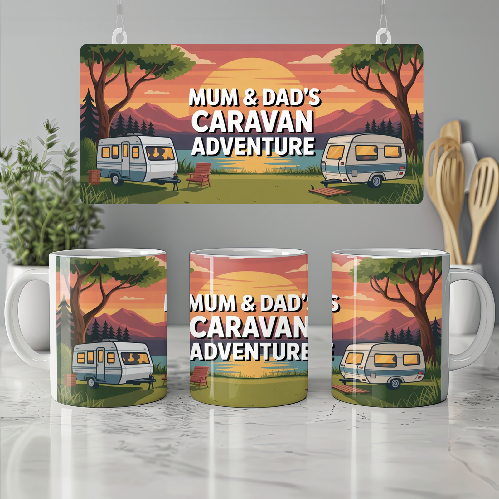 Caravan Mug for Mum and Dad