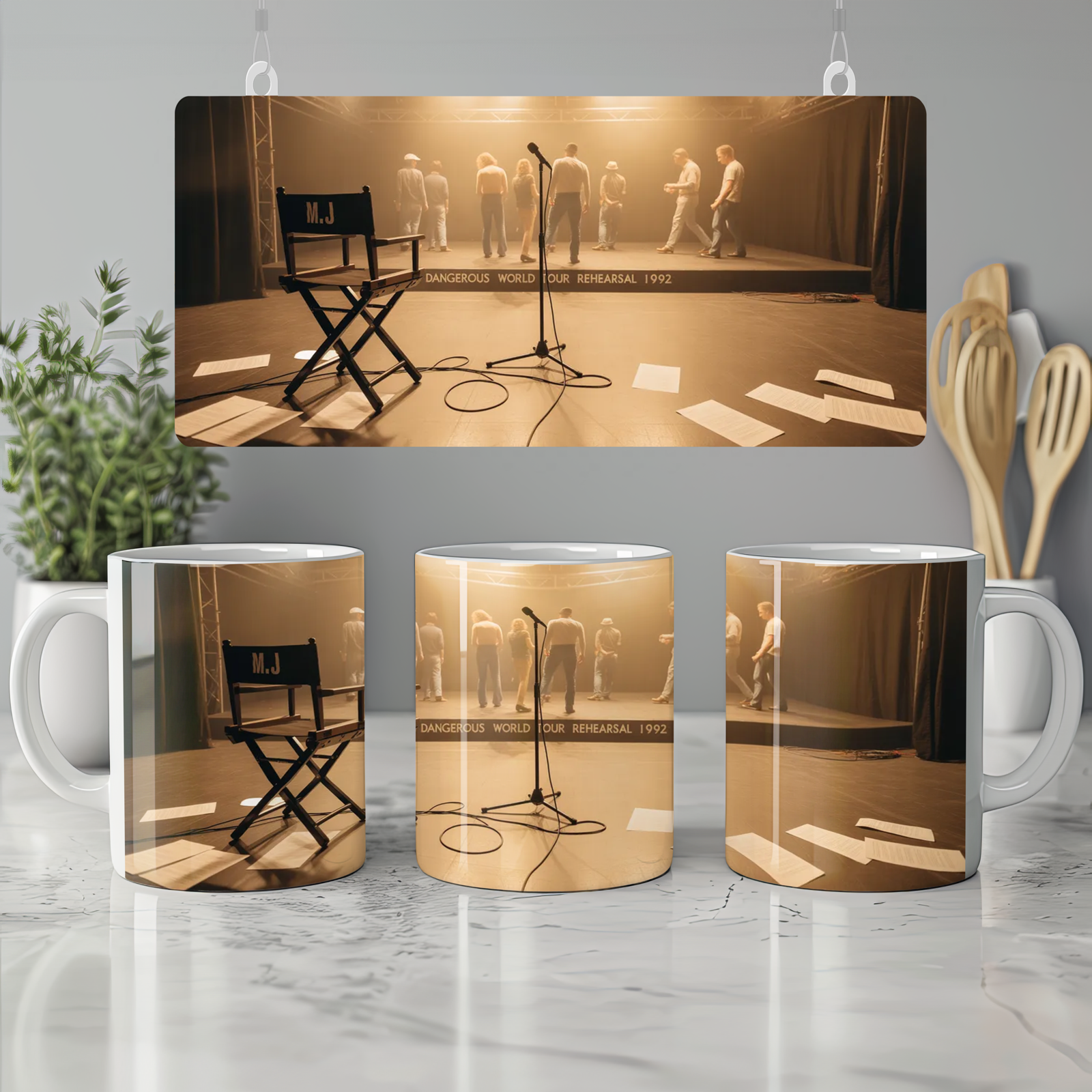 Michael Jackson Mug | Dangerous Tour Rehearsal Gift | 1992 Music Legend Present | For Him and Her