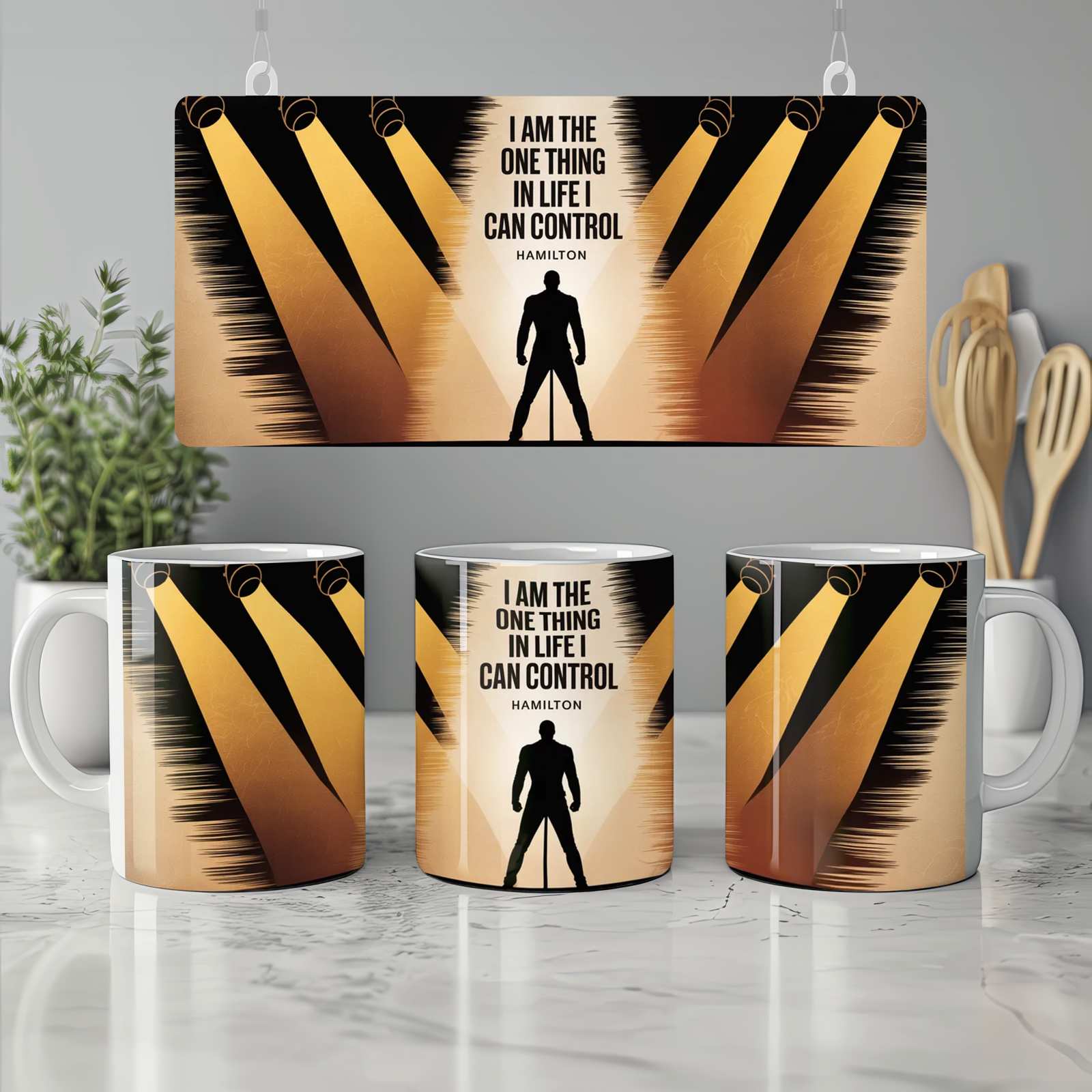 Hamilton Mug | 'I Am The One Thing I Can Control' Quote | Musical Theatre Gift | Broadway Fan Present