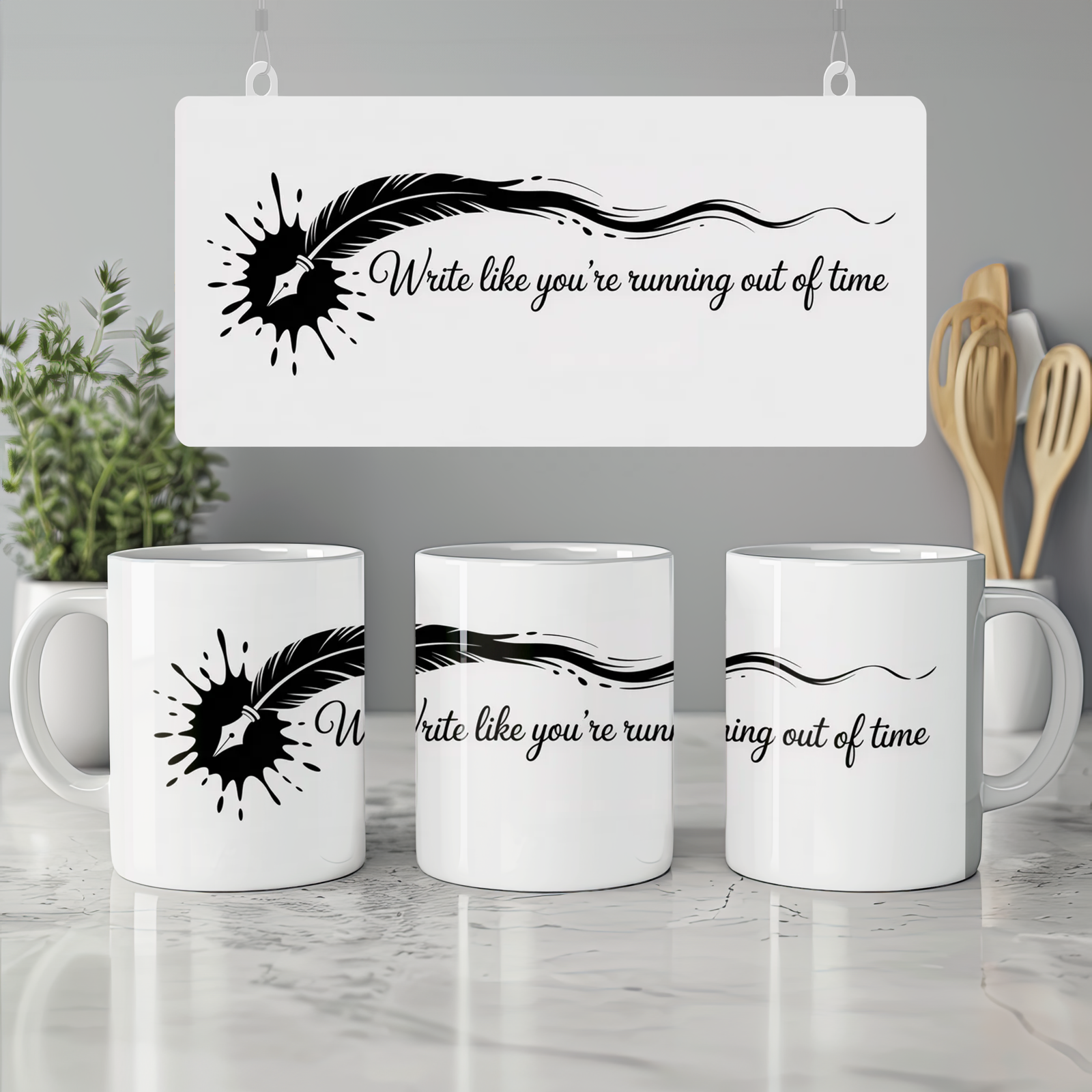 Hamilton Mug | Write Like You're Running Out of Time | Musical Theatre Gift | Theatre Lover Present
