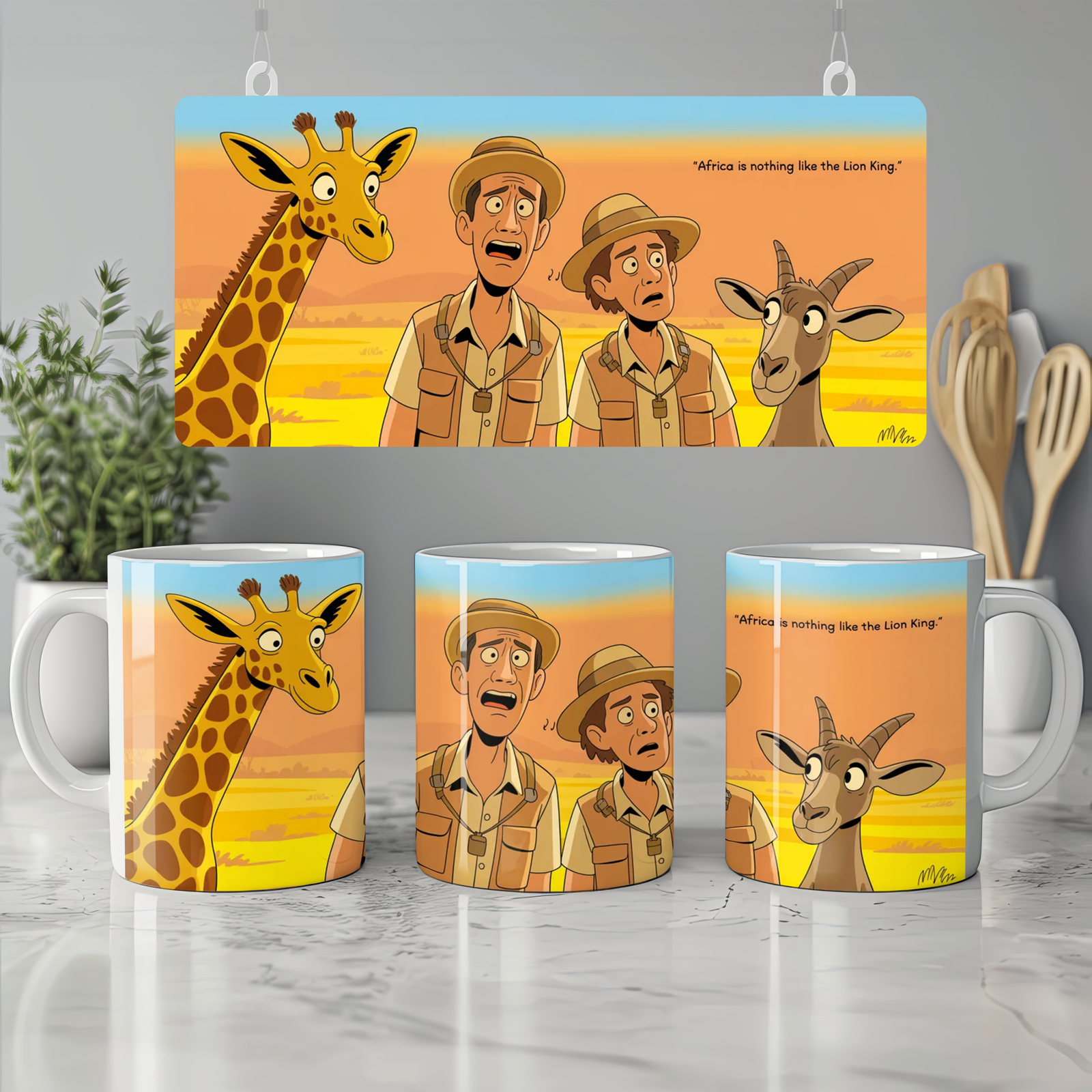 Book of Mormon Mug | Africa Is Nothing Like The Lion King | Musical Theatre Gift | Funny West End Present