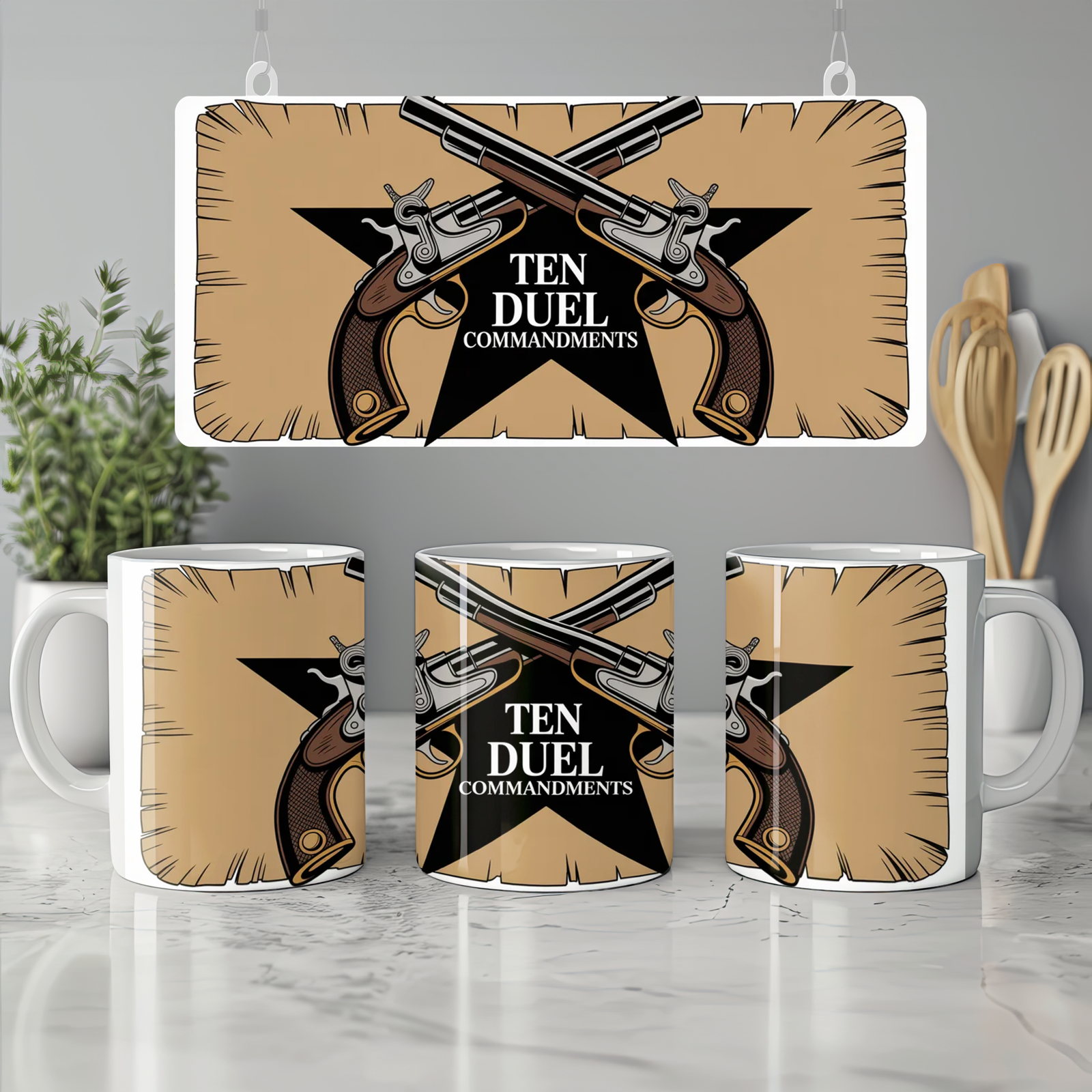Hamilton Mug | Ten Duel Commandments Gift | Musical Theatre Mug | Gift for Theatre Lover