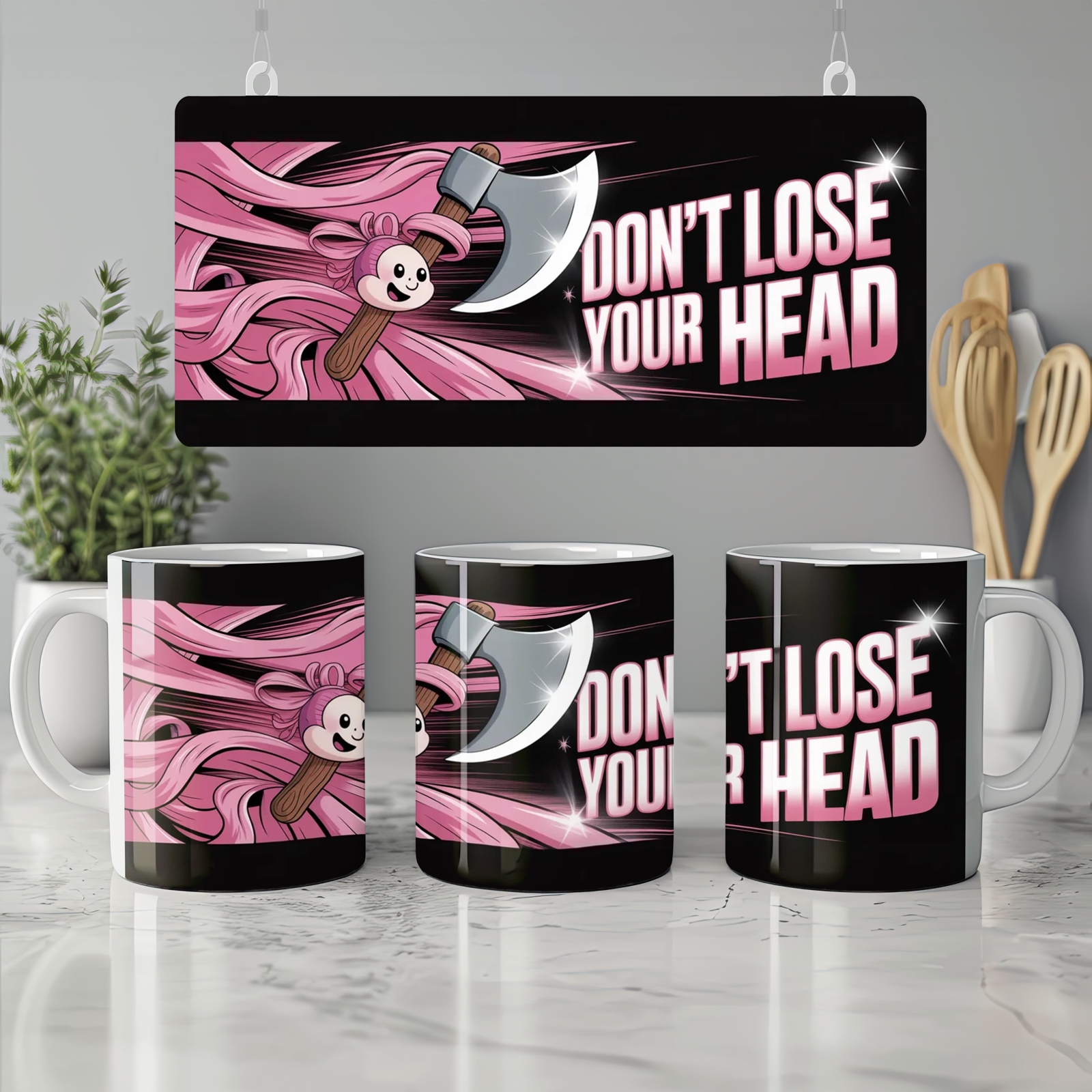 Six the Musical Mug | Don't Lose Ur Head Anne Boleyn Gift | Musical Theatre Mug | West End Fan Present