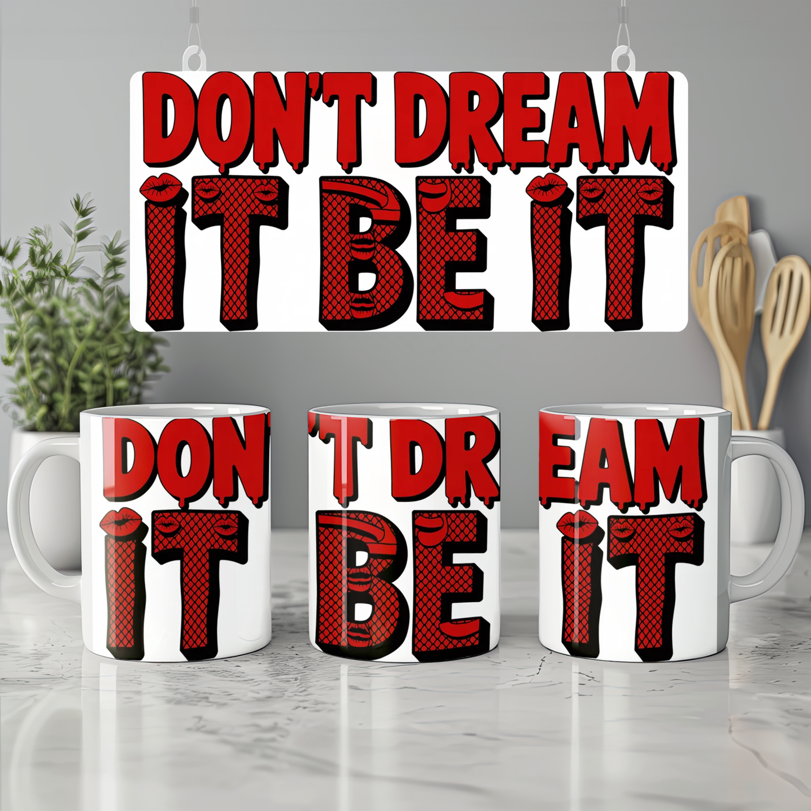 Rocky Horror Show Mug | Don't Dream It Be It Quote | Musical Theatre Gift | Gift for Best Friend