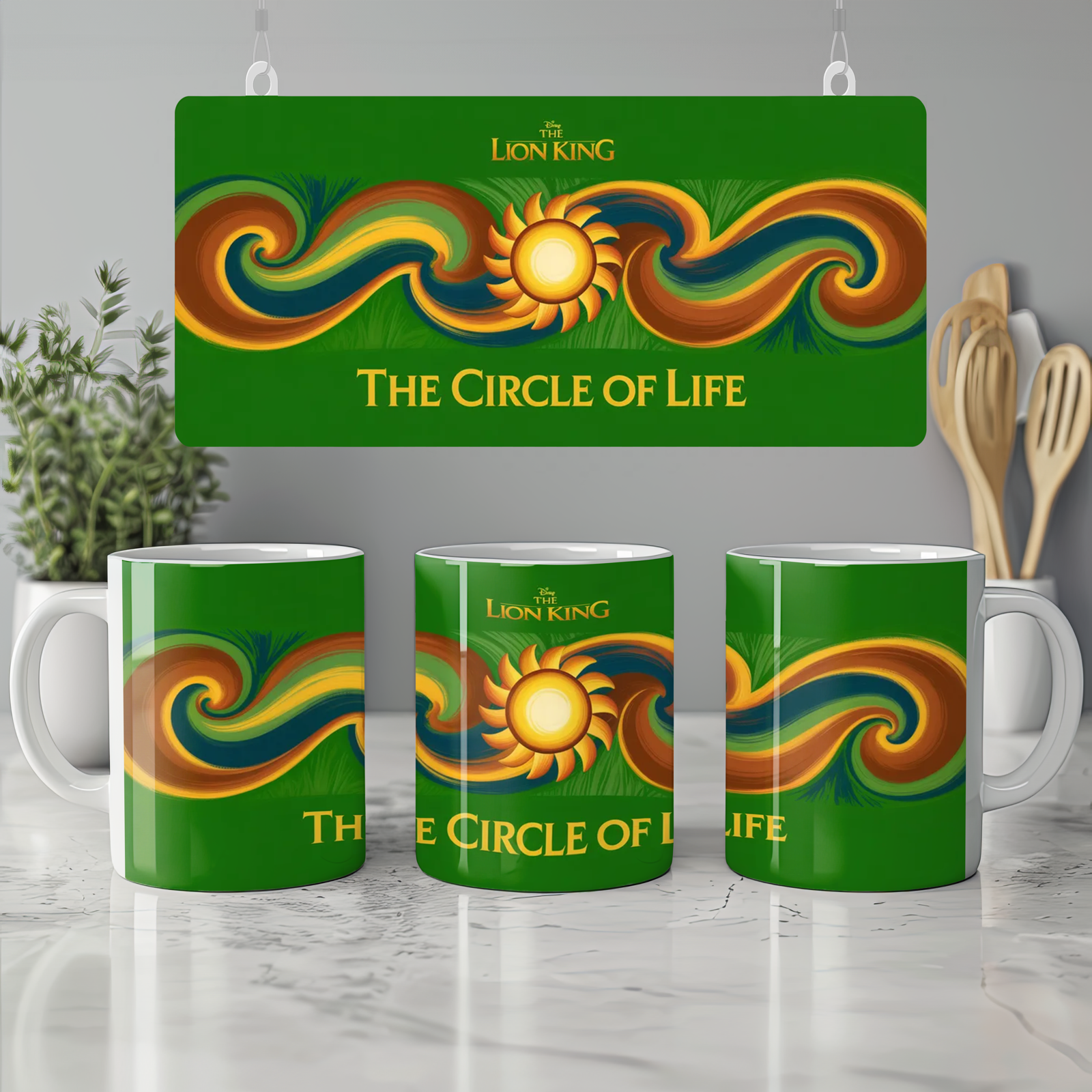 Lion King Mug | Circle of Life Design | Musical Theatre Gift | West End Present for Her and Him