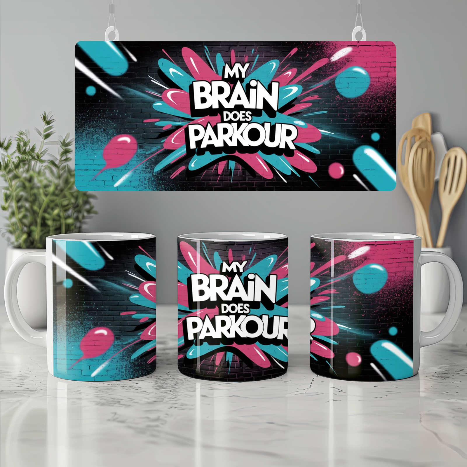 My Brain Does Parkour Mug
