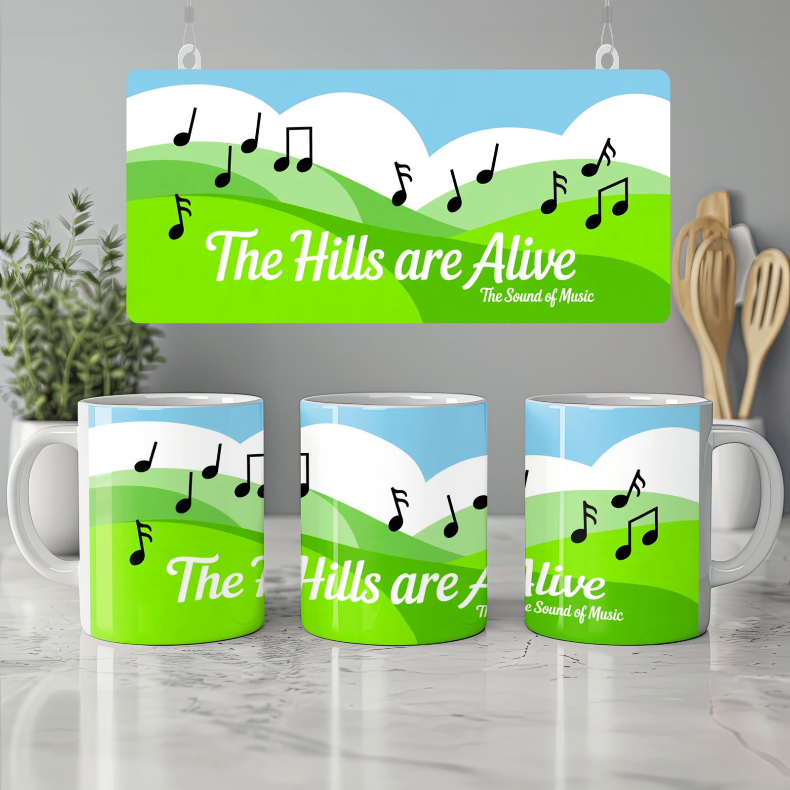 Sound of Music Mug | The Hills Are Alive Quote | Musical Theatre Gift | Theatre Lover Present