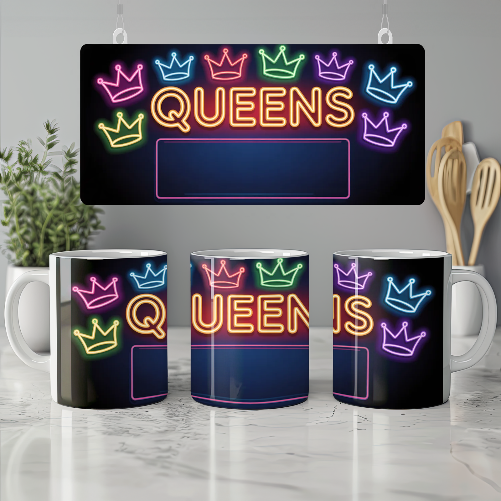 Six the Musical Mug | Six Neon Queens Design | Musical Theatre Gift | Theatre Lover Present