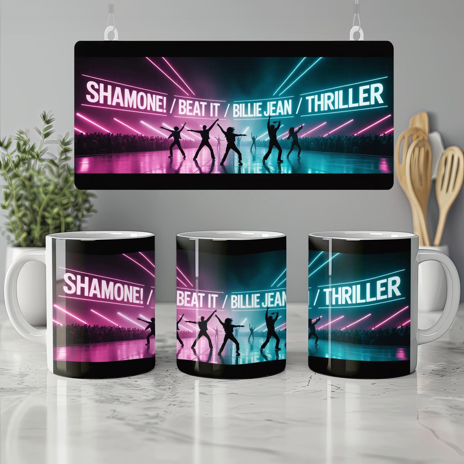 Michael Jackson Tribute Mug | Retro 1980s Concert Stage Gift | Billie Jean Thriller Cup | Music Lover Present