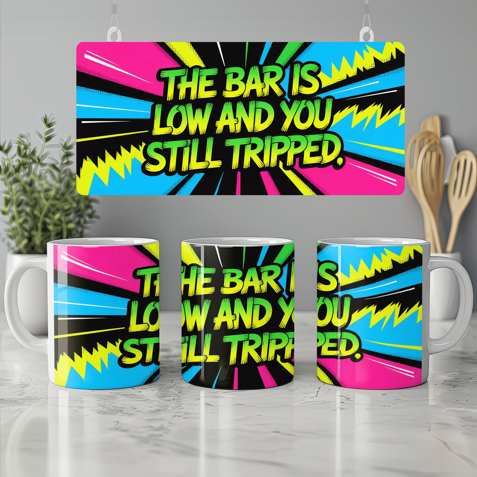 The Bar Is Low Mug | Sarcastic Sassy Quote | Funny Best Friend Gift | Colleague Office Present