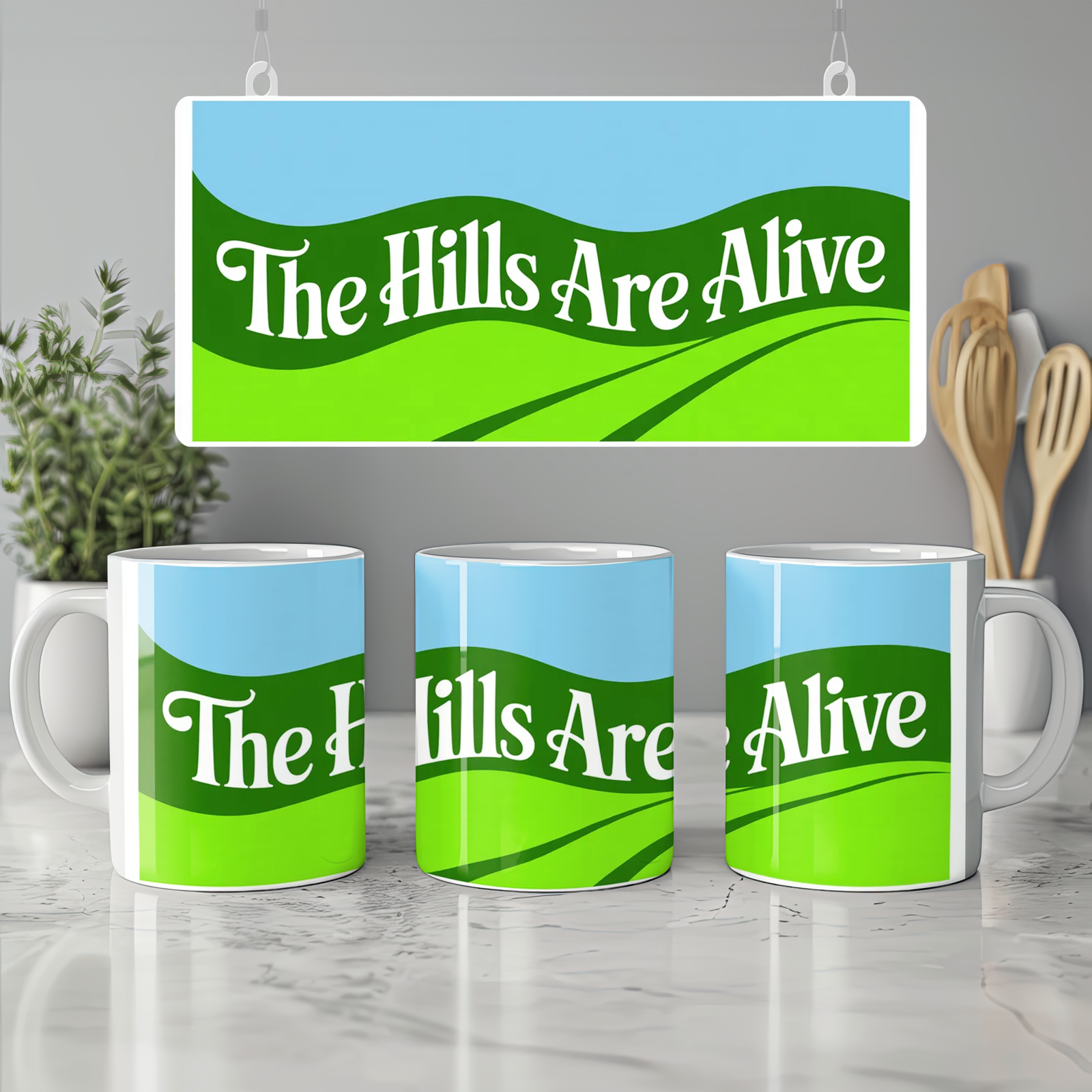 The Sound of Music Mug | The Hills Are Alive Quote | Musical Theatre Gift for Mum | West End Present for Her