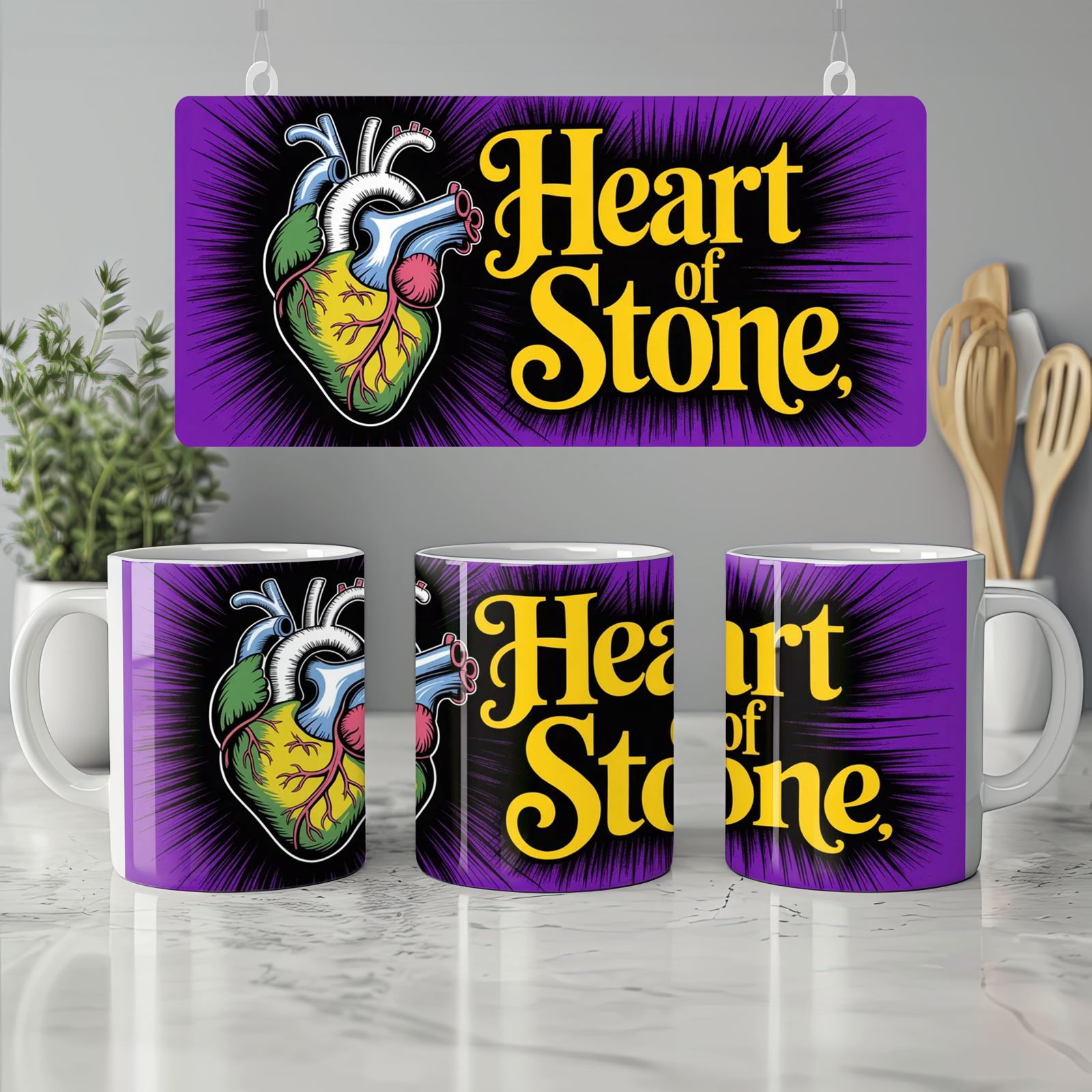 Six the Musical Mug | Heart of Stone Jane Seymour Gift | Musical Theatre Mug | West End Gift for Her