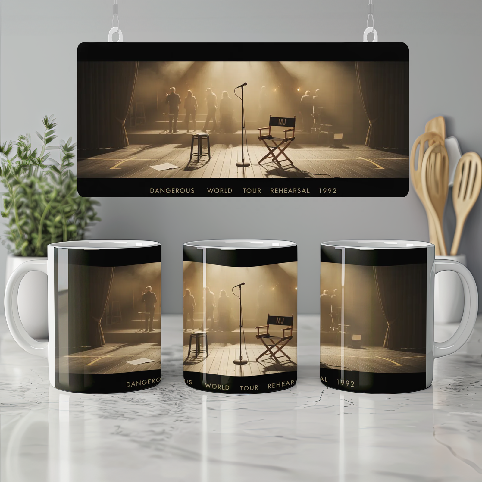 MJ Musical Mug | Broadway Rehearsal Stage Design | Theatre Lover Gift | King of Pop Tribute Present