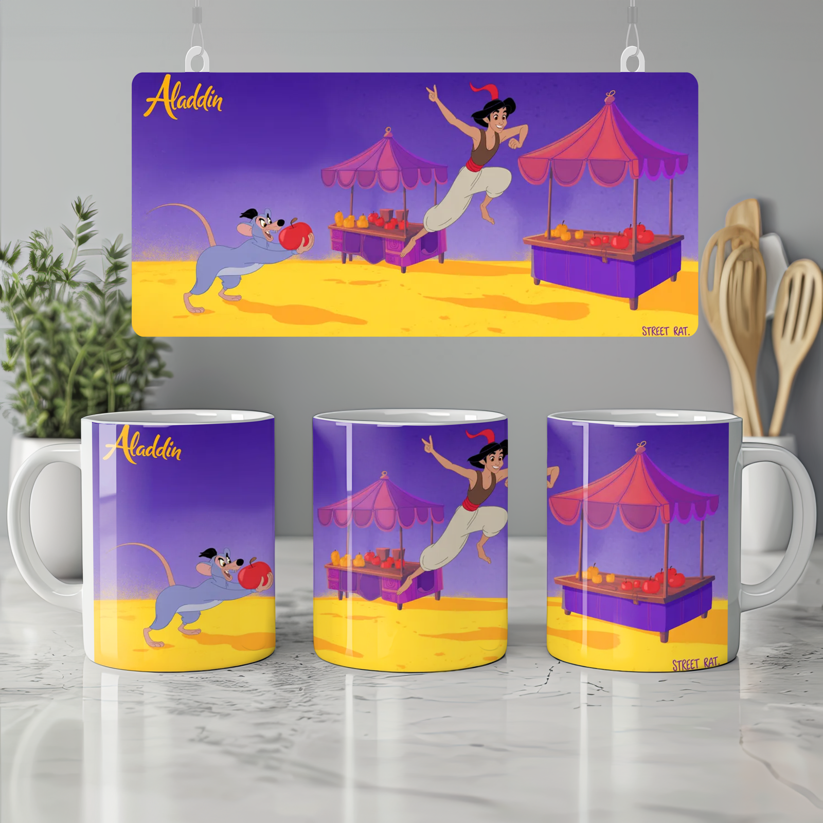 Aladdin Mug | Street Rat Quote Design | Musical Theatre Gift | Theatre Lover Present