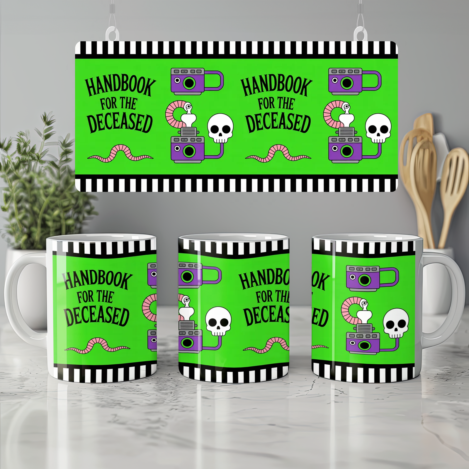 Beetlejuice Mug | Handbook For The Deceased Gift | Musical Theatre Mug | Gift for Best Friend