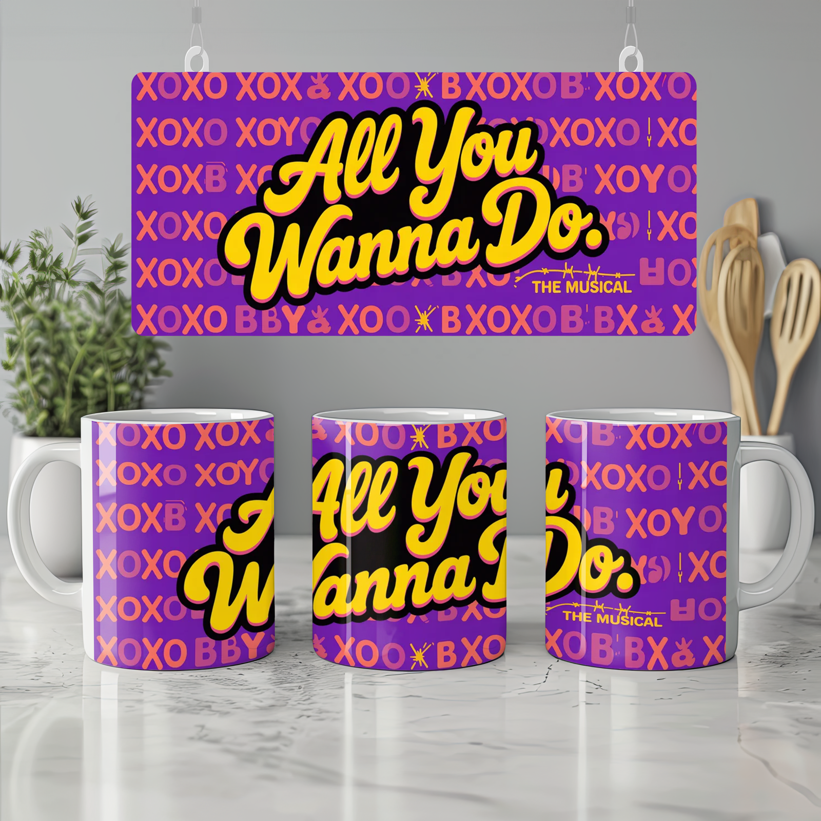 Six the Musical Mug | All You Wanna Do Katherine Howard Quote | Musical Theatre Gift | West End Theatre Lover Present