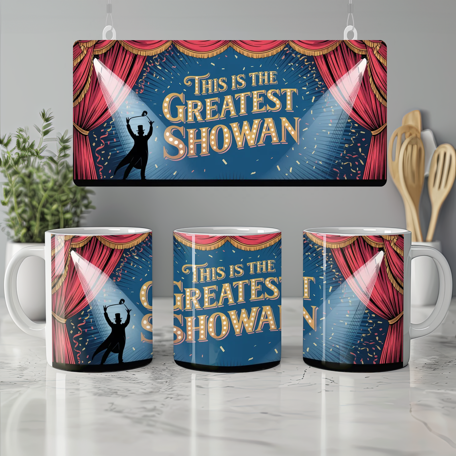 The Greatest Showman Mug | 'This Is The Greatest Show' Quote | Musical Theatre Gift | Circus Stage Design Present