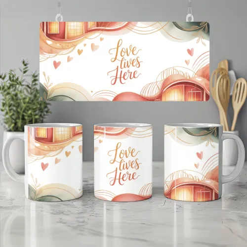 Love Lives Here Mug