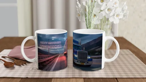 Sexy Mother Trucker - Funny Truck Driver Mug