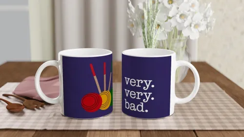 Very Very Bad Croquet Balls Funny Mug