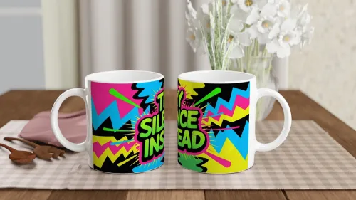 Try Silence Instead - Retro Pop Art Sarcastic …