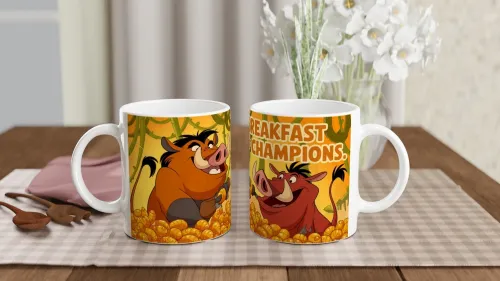 Breakfast of Champions Warthog Mug