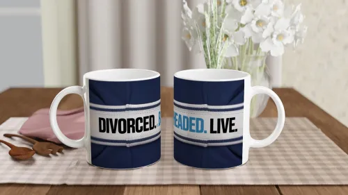 Divorced Beheaded Live - Six Wives History Mug
