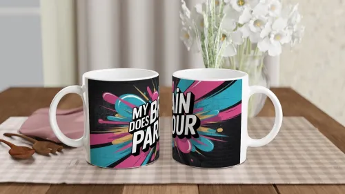 My Brain Does Parkour - Funny ADHD Graffiti St…