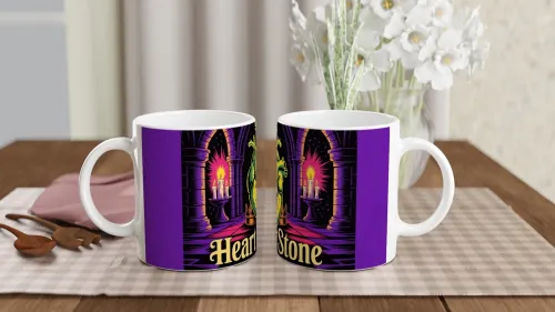 Heart of Stone Gothic Anatomical Heart Mug