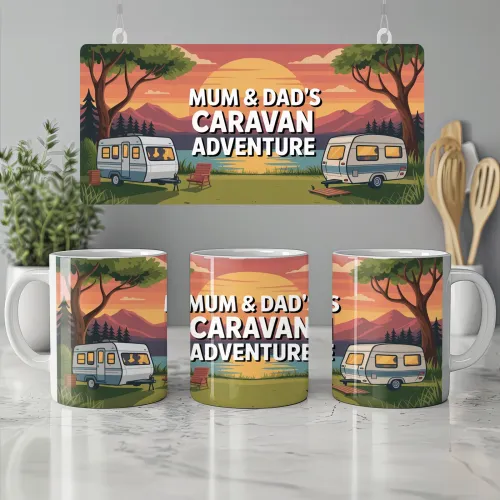 Caravan Mug for Mum and Dad