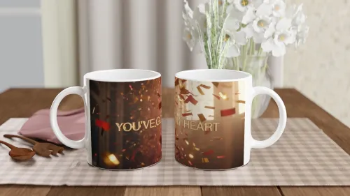 You've Got My Heart Confetti Celebration Mug
