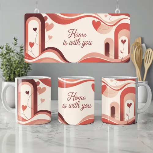 Home Is With You Mug