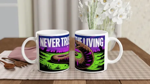 Never Trust The Living - Horror Sandworm Mug