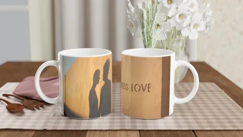 Endless Love Couple Shadows Romantic Mug