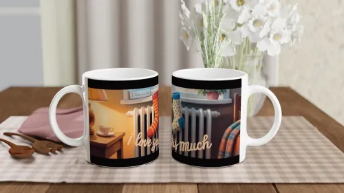 I Love You This Much - Cosy Mismatched Socks Mug