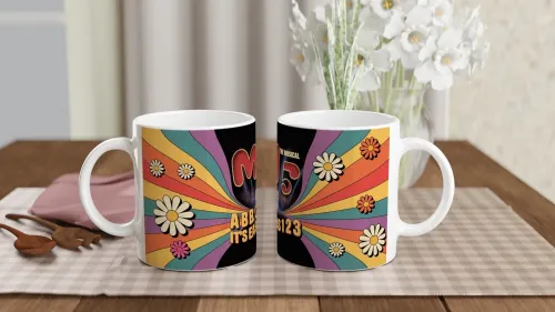 MJ5 The Musical Retro Design Mug