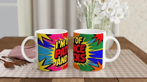 I'm Out Of Patience And F*cks - Funny Comic Po…