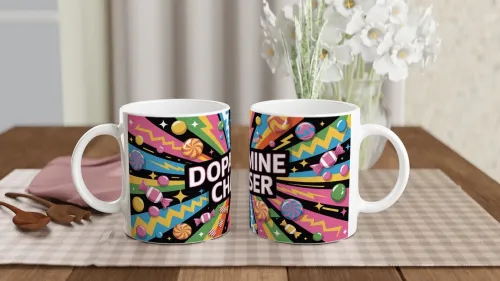 Dopamine Chaser Pop Art Candy Explosion Mug
