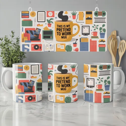 Pretend to Work Mug