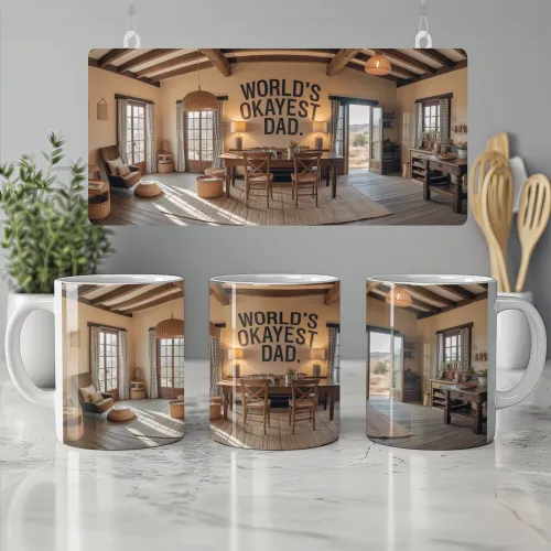 World's Okayest Dad Mug