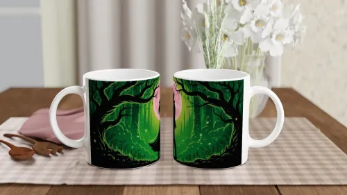 Enchanted Forest Romance Silhouette Moonlight …