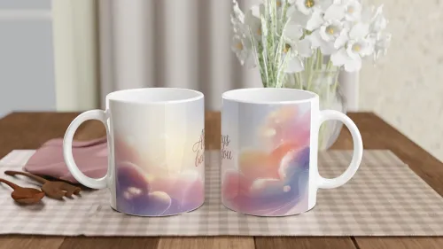 Always Been You Romantic Pastel Hearts Mug