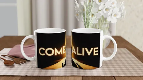 Come Alive Couple Silhouette Inspirational Mug
