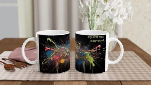 Organized Chaos (Mostly Chaos) Paint Splatter …