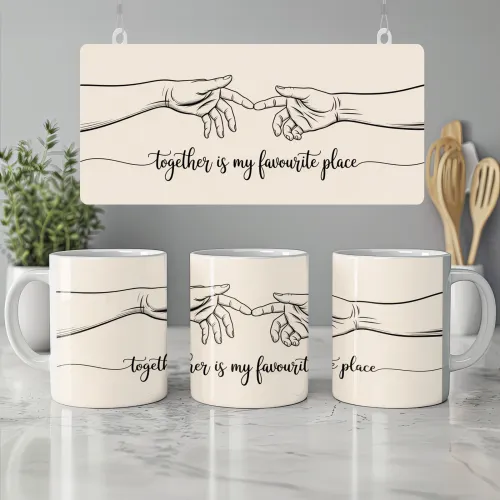 Together Is My Favourite Place Mug