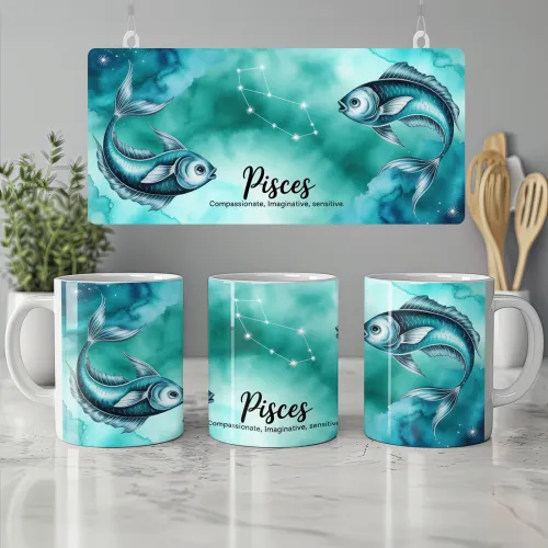 Pisces Zodiac Mug