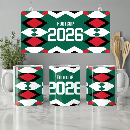 Retro 1990s Football Jersey Mug